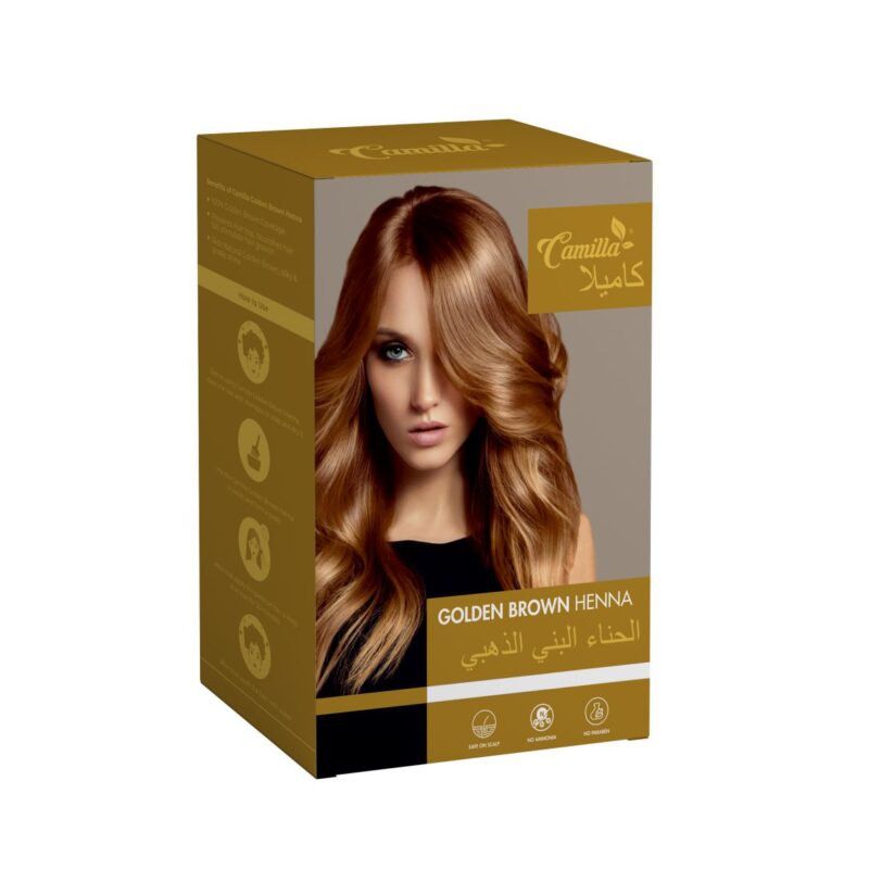 Golden Brown Henna – Camilla Hair Color