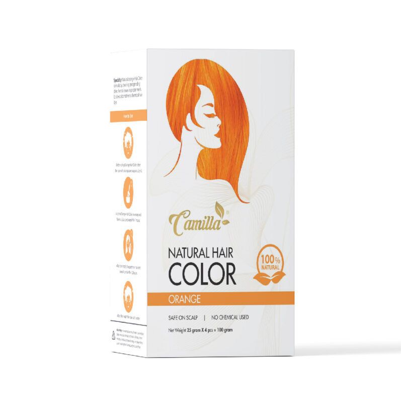 Hair Color Orange – Camilla 100% Natural